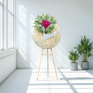 Corona Fúnebre Rosas Eternas – Homenaje Floral