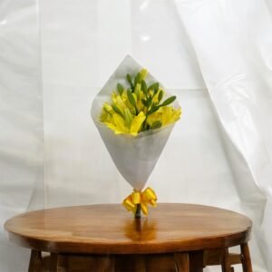 Brillo Amarillo – Ramo de Lirios Amarillos