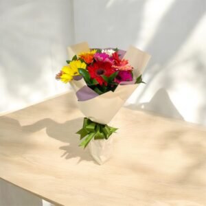 Alegría de Colores – Ramo de 10 Gerberas Mixtas